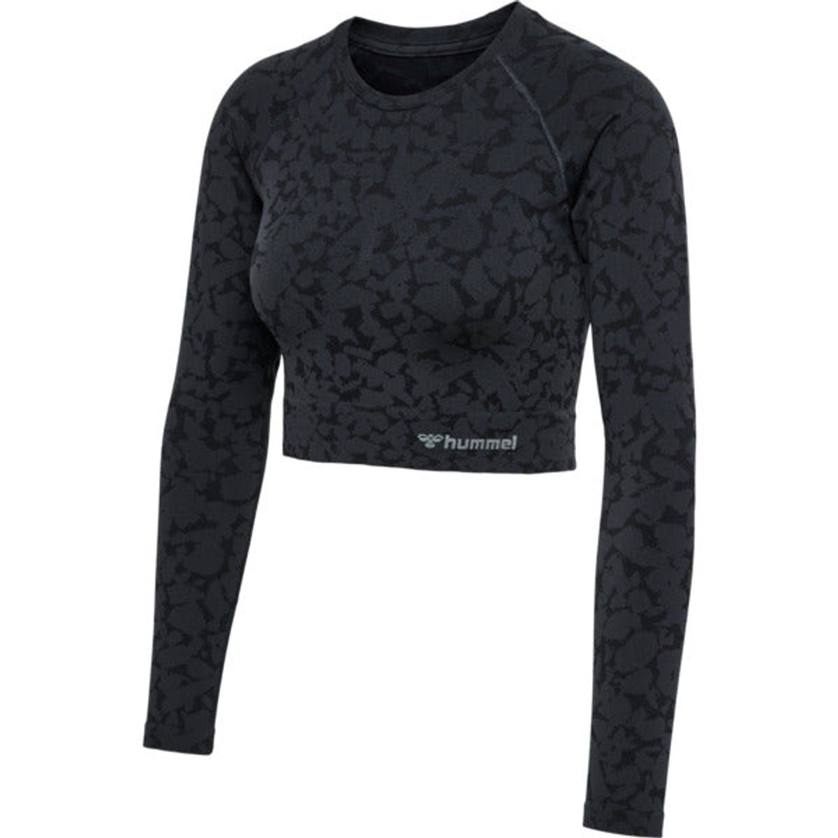 Hummel MT PI Seamless Crop T-Shirt L/S - Black