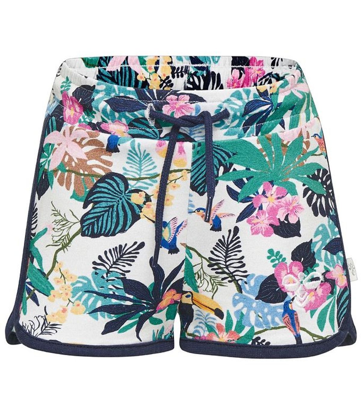 Hummel Shorts - HMLKaia - Lysegrøn m. Blomster