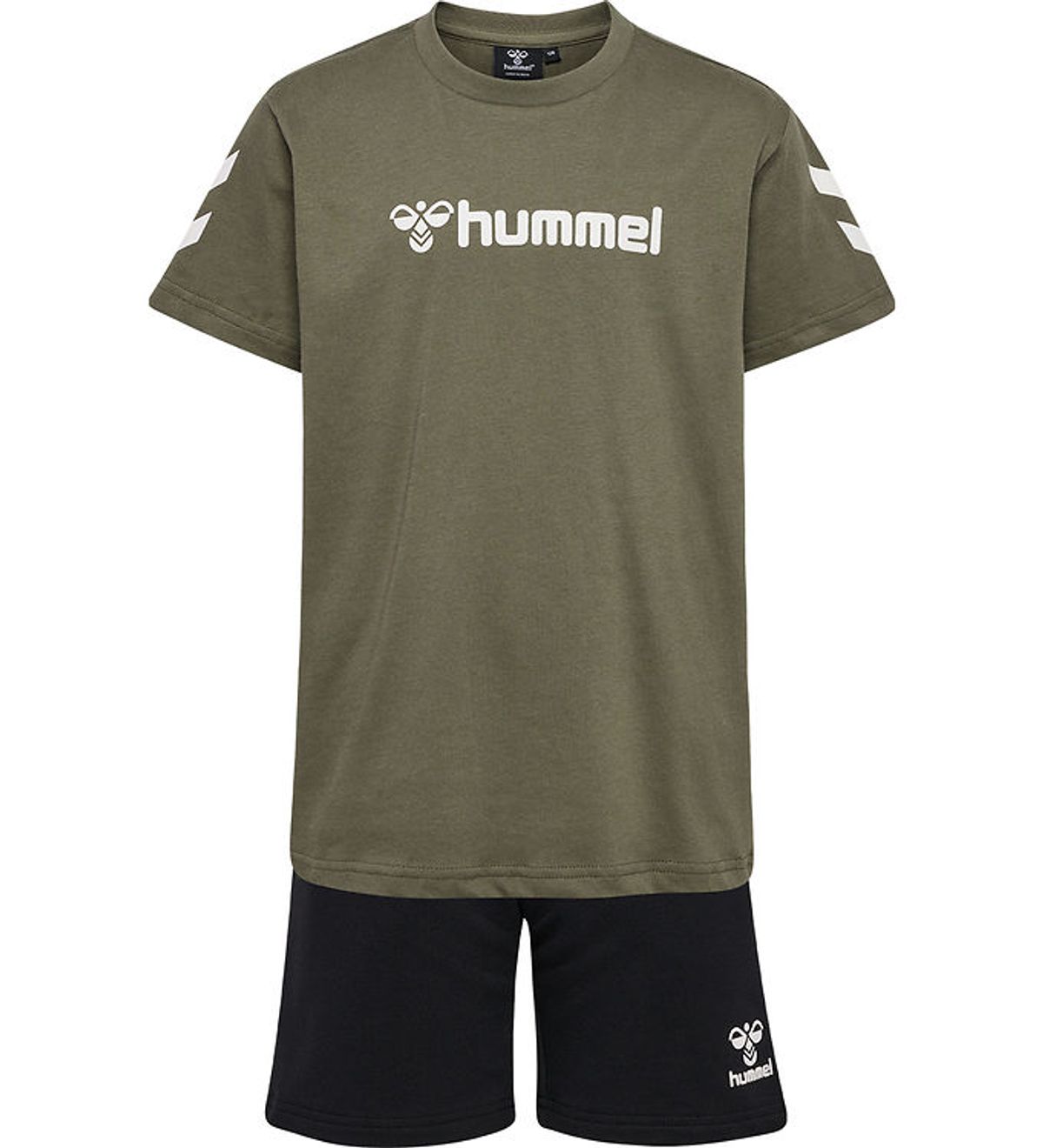 Hummel Shorts/T-shirt - hmlNovet - Dusty Olive