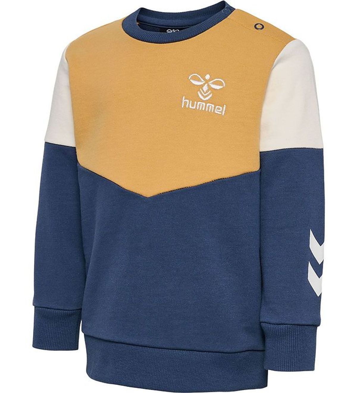 Hummel Sweatshirt - HmlHappy Now - Ochre/Sargasso Sea