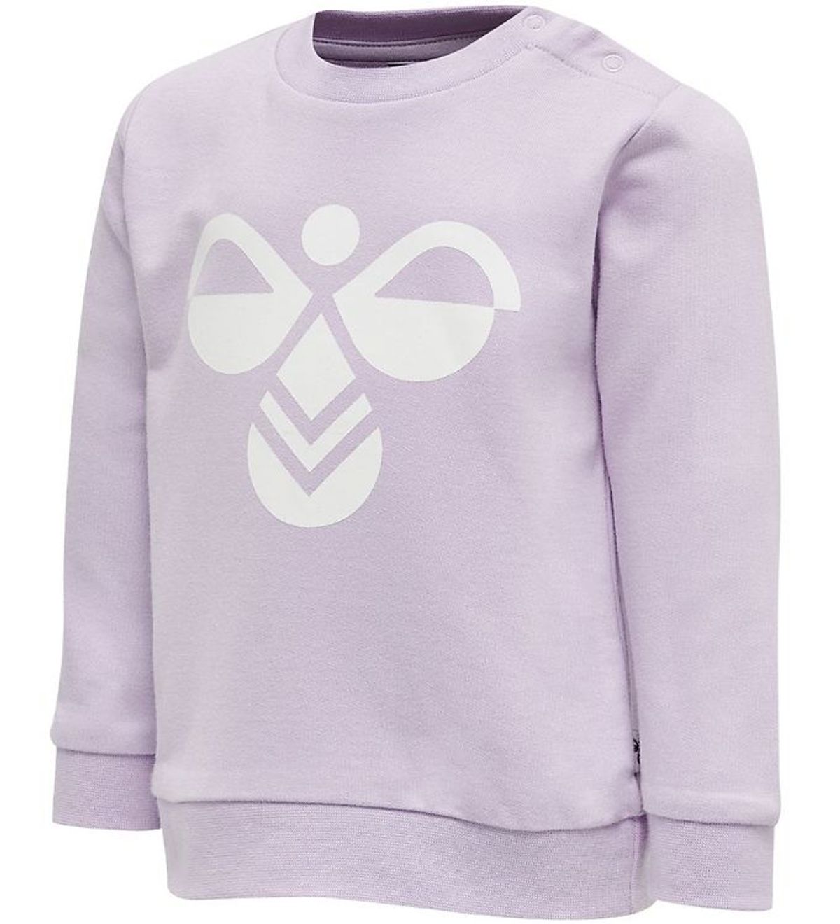 Hummel Sweatshirt - HMLLemon - Lilla m. Logo