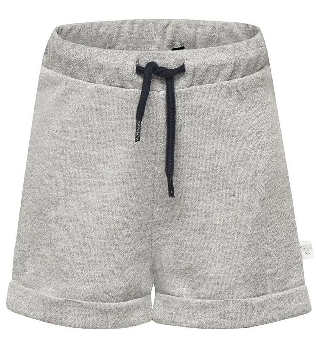 Hummel Sweatshorts - HMLDemi - Gråmeleret m. Glimmer