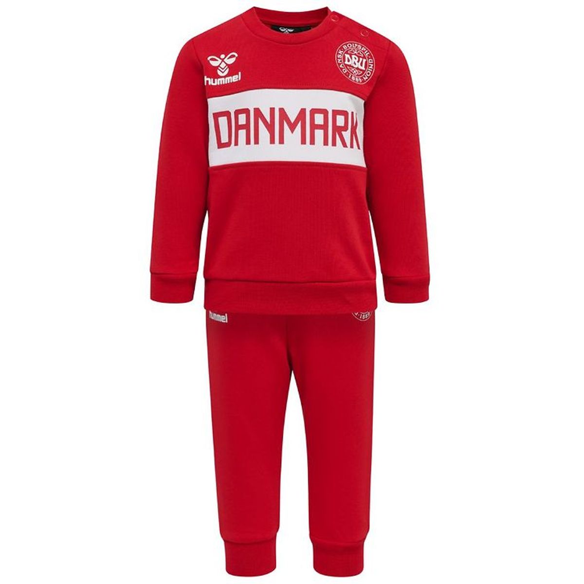 Hummel Sweatsæt - DBU - hmlGejst - Rød m. Logo