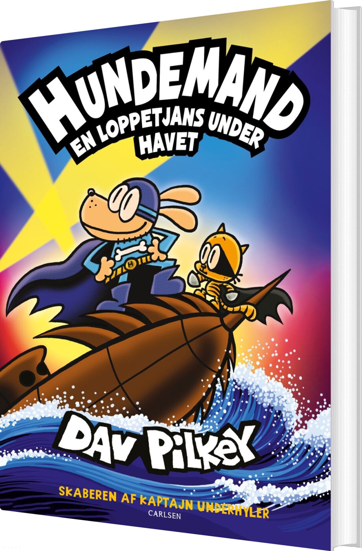 Hundemand 11 - En Loppetjans Under Havet - Dav Pilkey - Bog