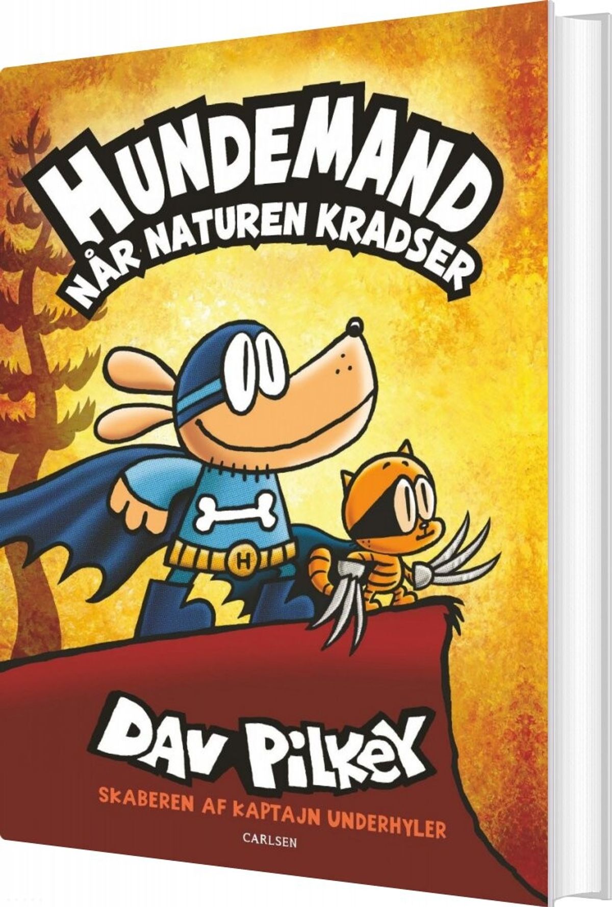 Hundemand 6 - Når Naturen Kradser - Dav Pilkey - Bog