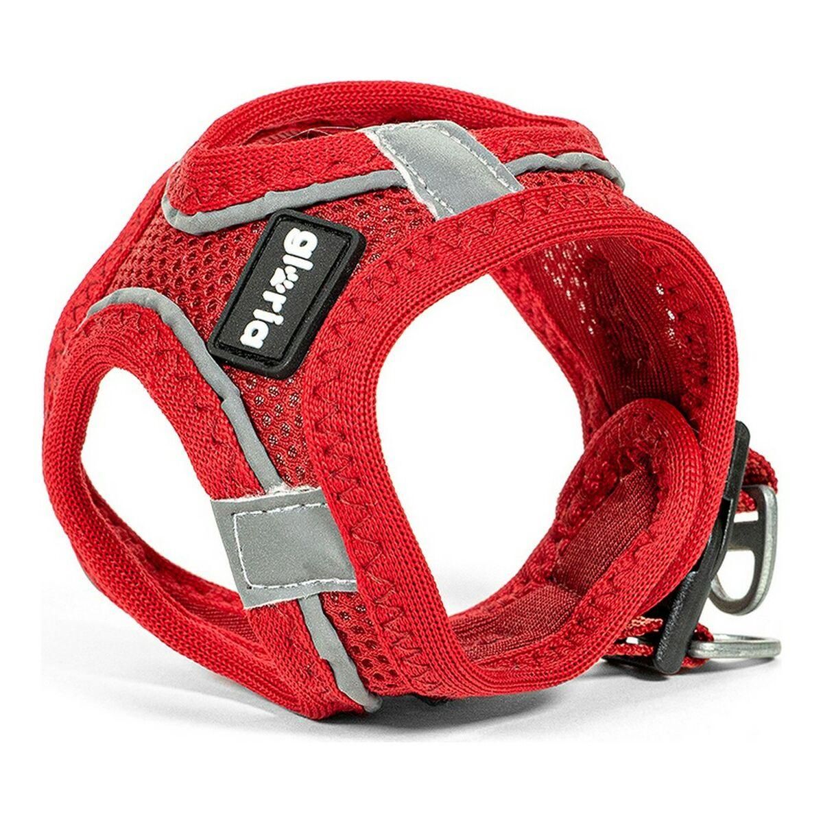 Hundesele Gloria Air Mesh Trek Star Justerbar Rød Størrelse XXXS (18-20 cm)