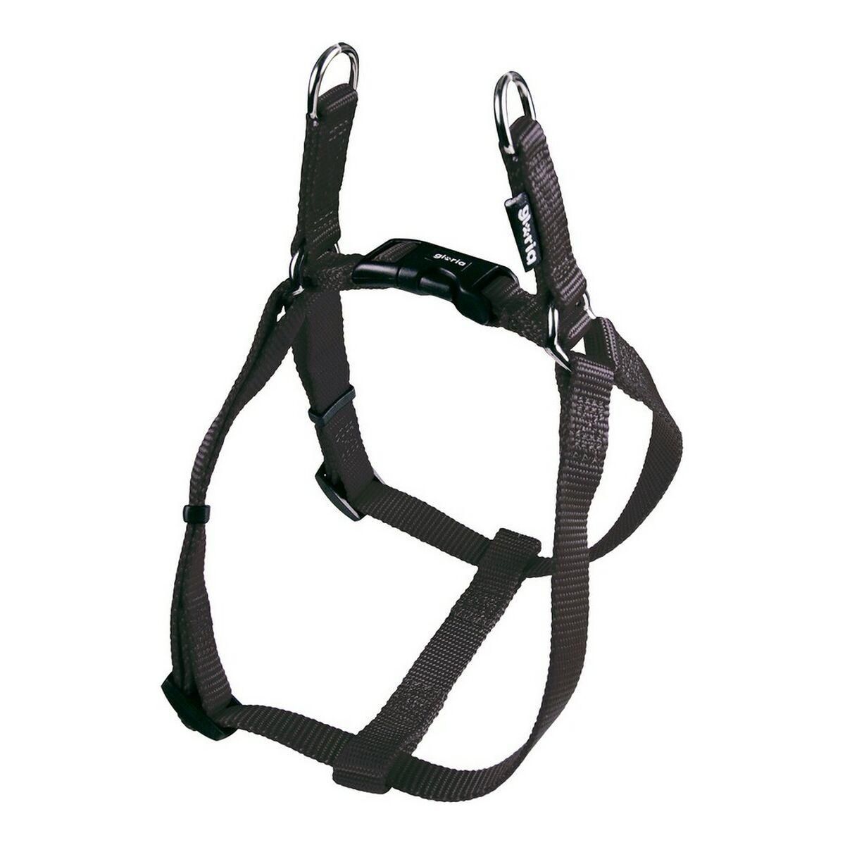 Hundesele Gloria Justerbar Glat Sort M 47-71 cm