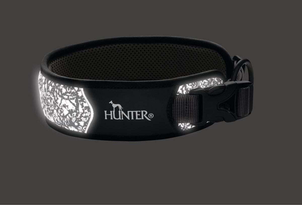 Hunter - Halsbånd Til Hund - Med Refleks - Divo - 25-35 Cm