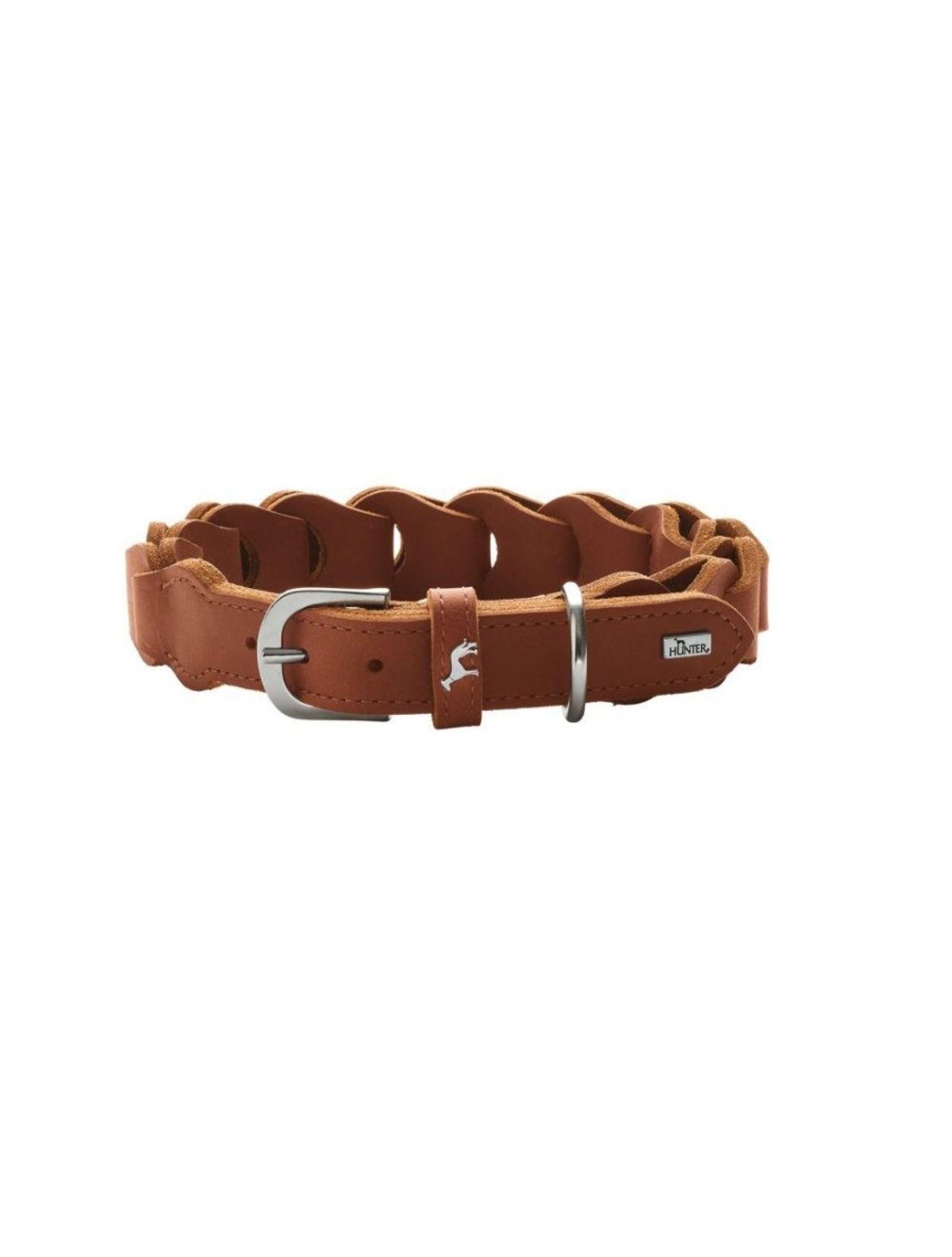 Hunter Solid Education Chain Halsbånd - Cognac / 50