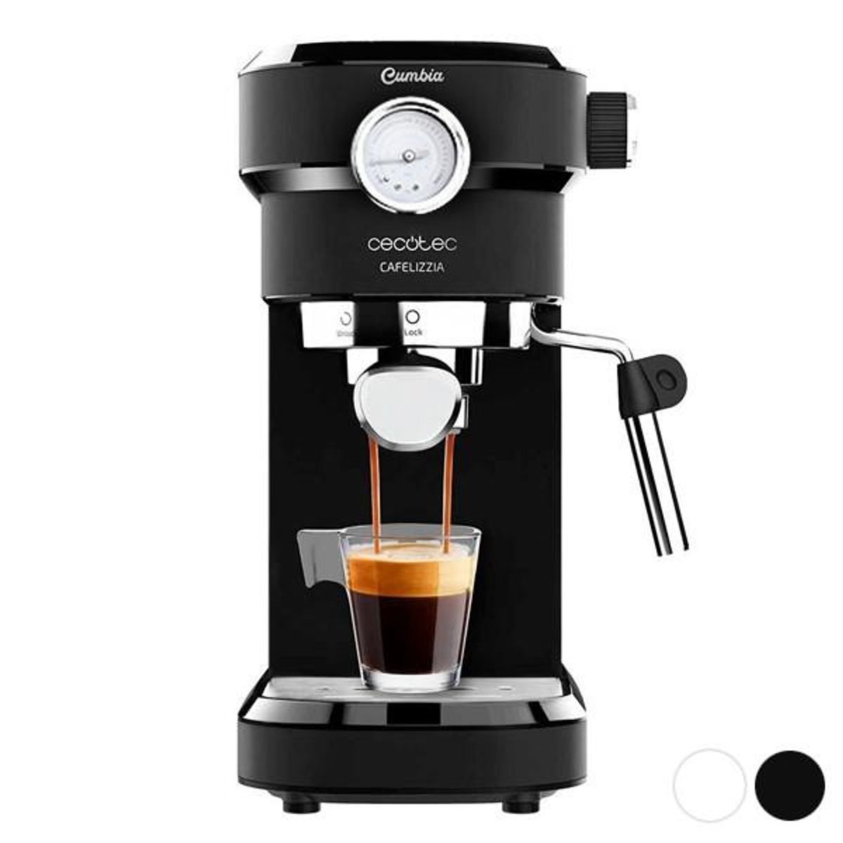 Hurtig manuel kaffemaskine Cafelizzia 790 Black Pro 1,2 L 20 bar 1350W Sort