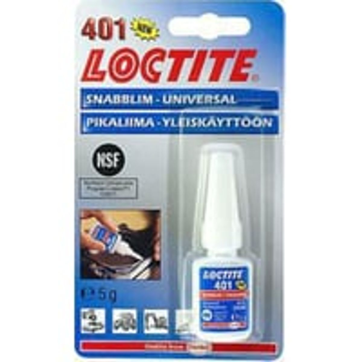 Hurtiglim Loctite 401 5 g