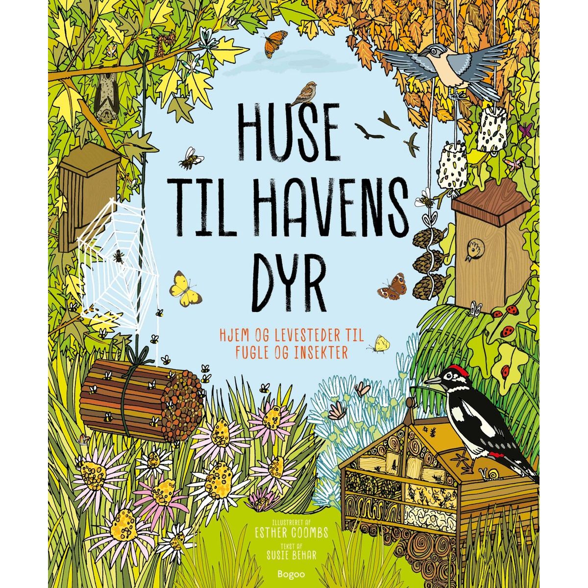 Huse Til Havens Dyr - Susie Behar - Bog