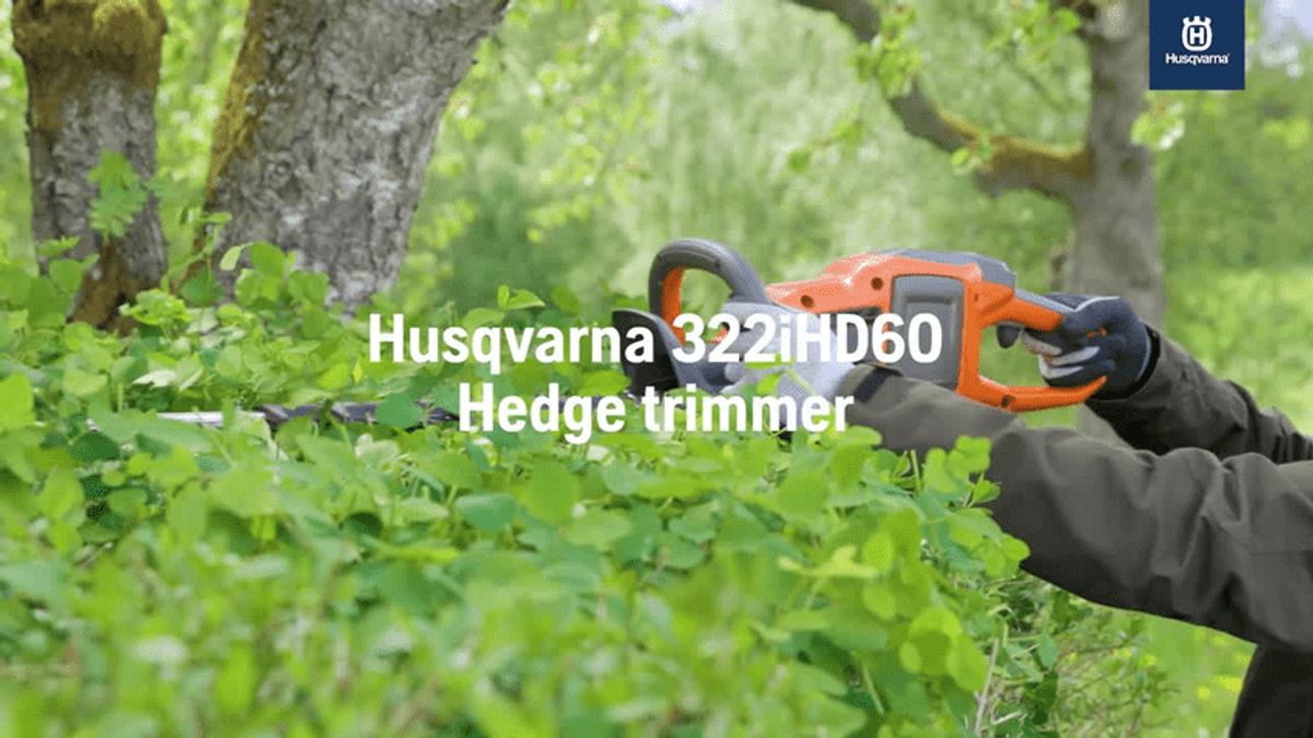 Husqvarna 322iHD60 Batteri Hækkeklipper Solo