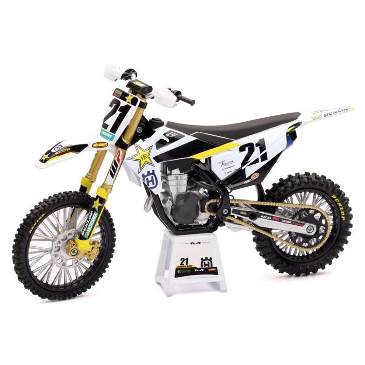 Husqvarna FC450 Rockstar #21(Jason Anderson) 1:12 Legetøjscrosser