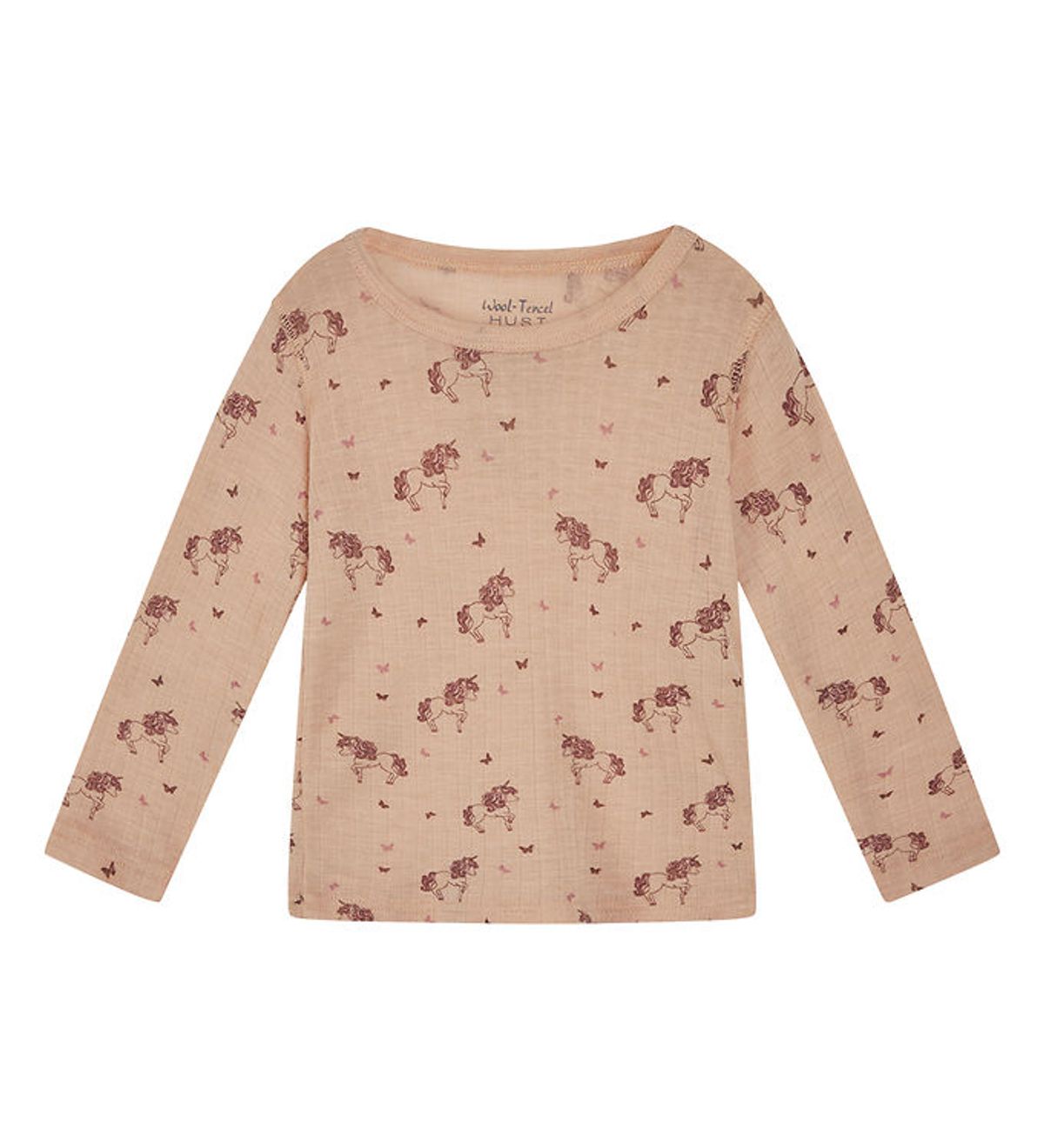 Hust and Claire Bluse - Uld/Tencel - Acel - Rose Cloud m. Enhjør