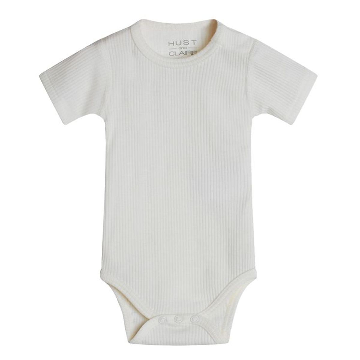 Hust and Claire Body k/æ - Bet - Rib - Uld - Off White