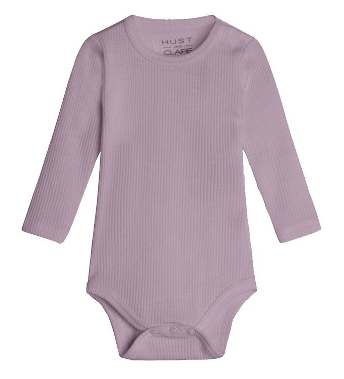 Hust and Claire Body l/æ - Berry - Rib - Uld - Dusty Rose