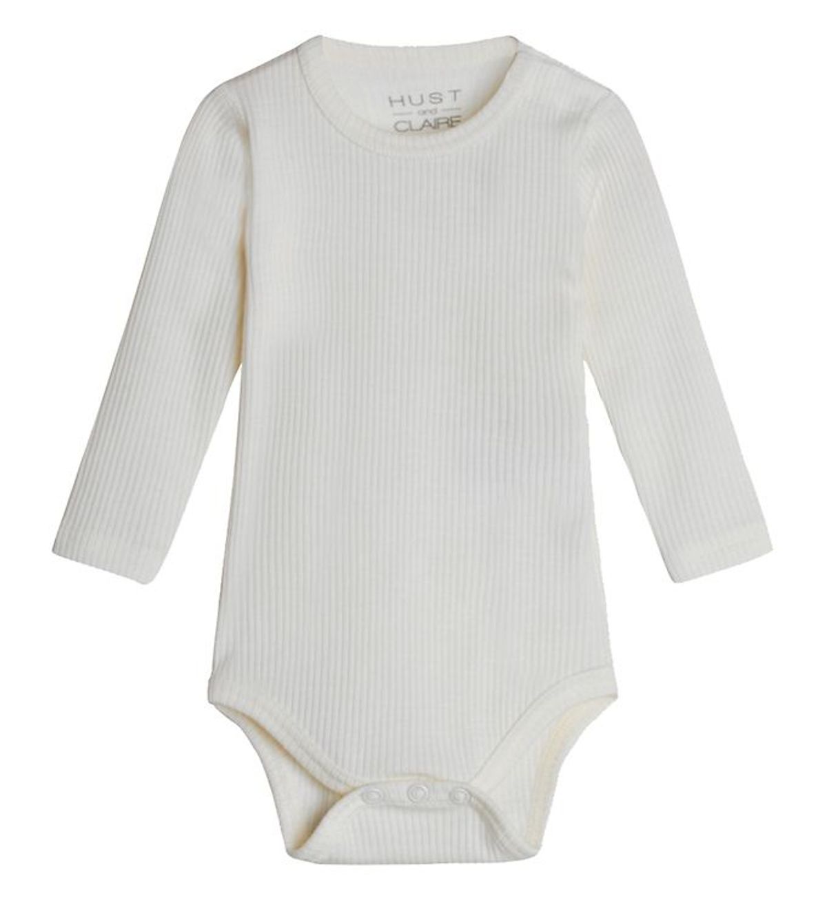 Hust and Claire Body l/æ - Berry - Rib - Uld - Off White