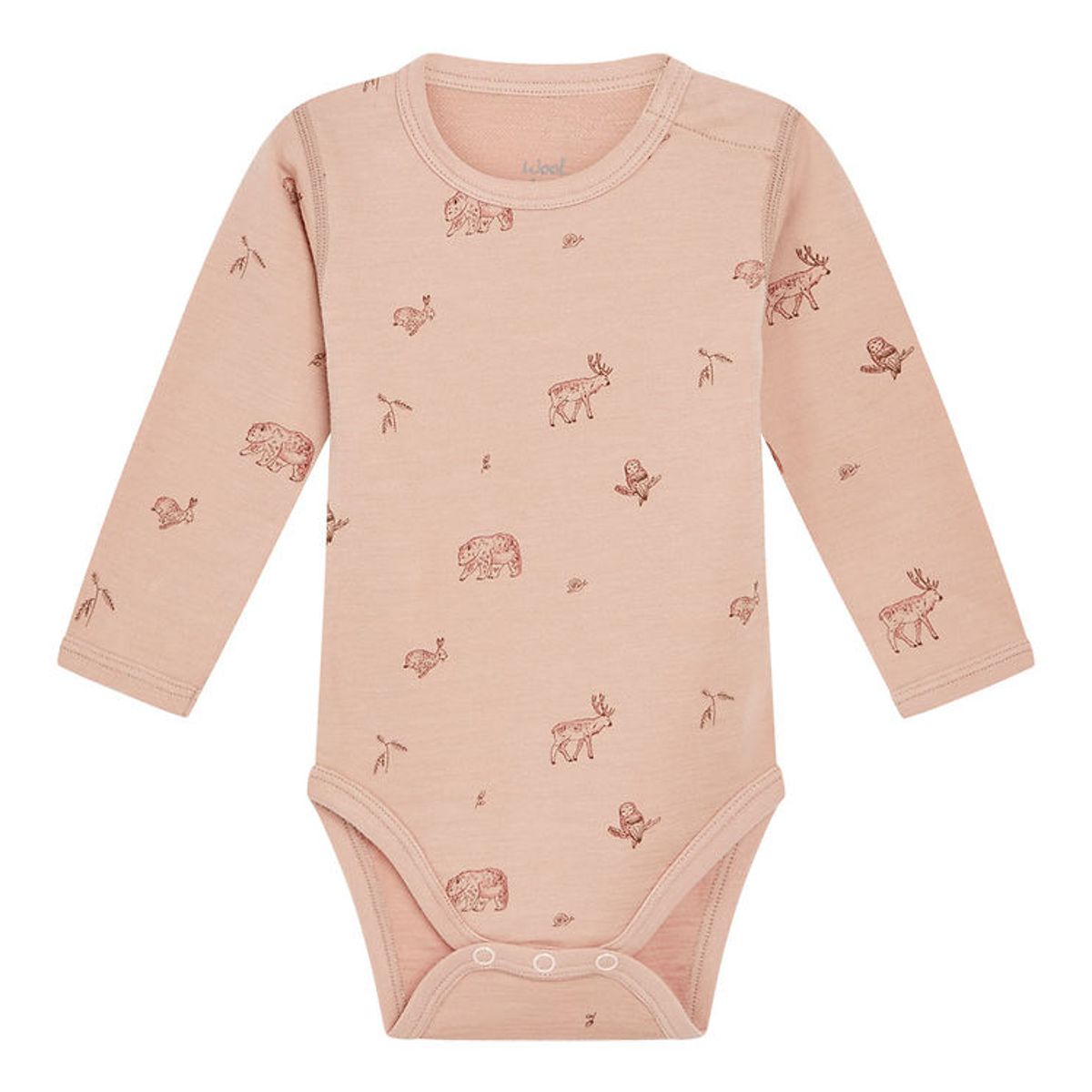 Hust and Claire Body l/æ - Uld/Bambus - Baloo - Rose Cloud m. Dy