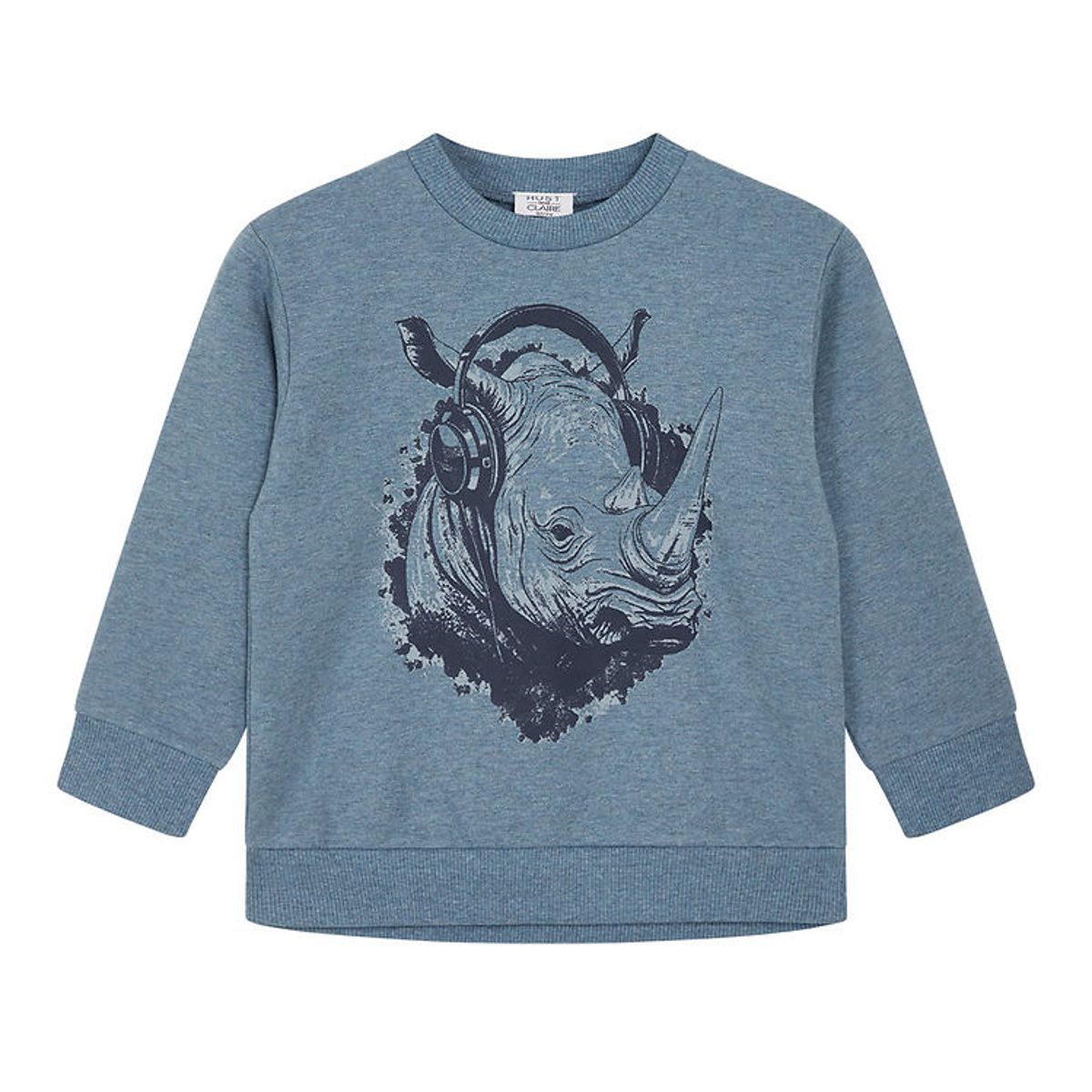 Hust and Claire Sweatshirt - Sejer - Ocean Melange m. Næsehorn