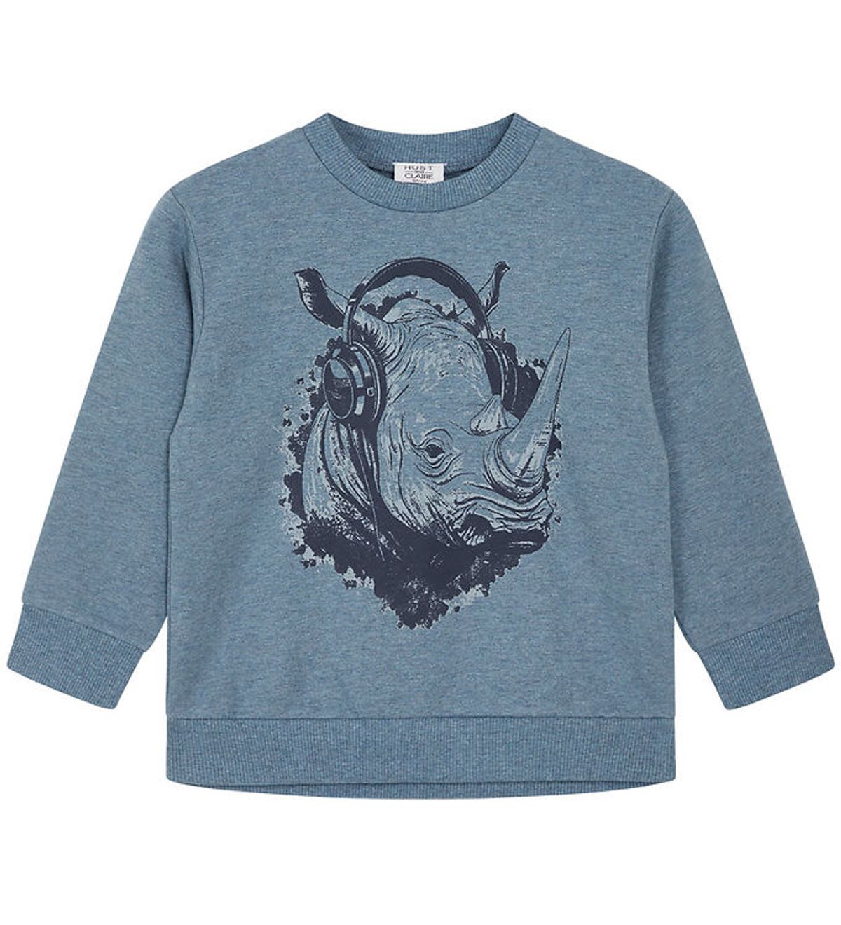 Hust and Claire Sweatshirt - Sejer - Ocean Melange m. Næsehorn