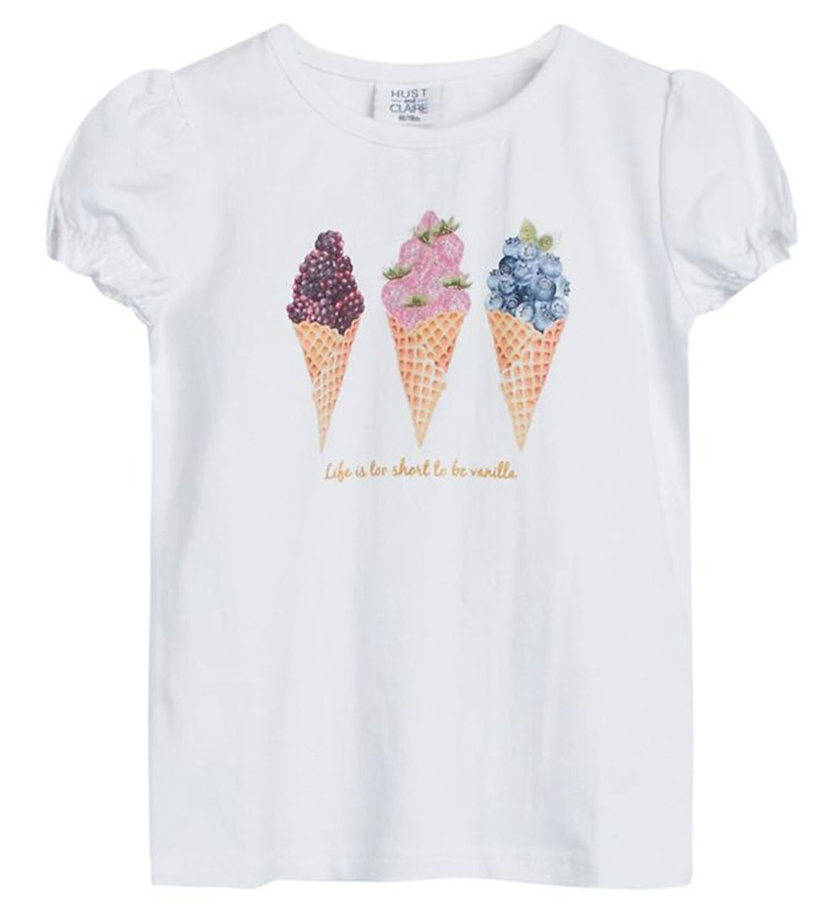 Hust and Claire T-Shirt - Ayla - White