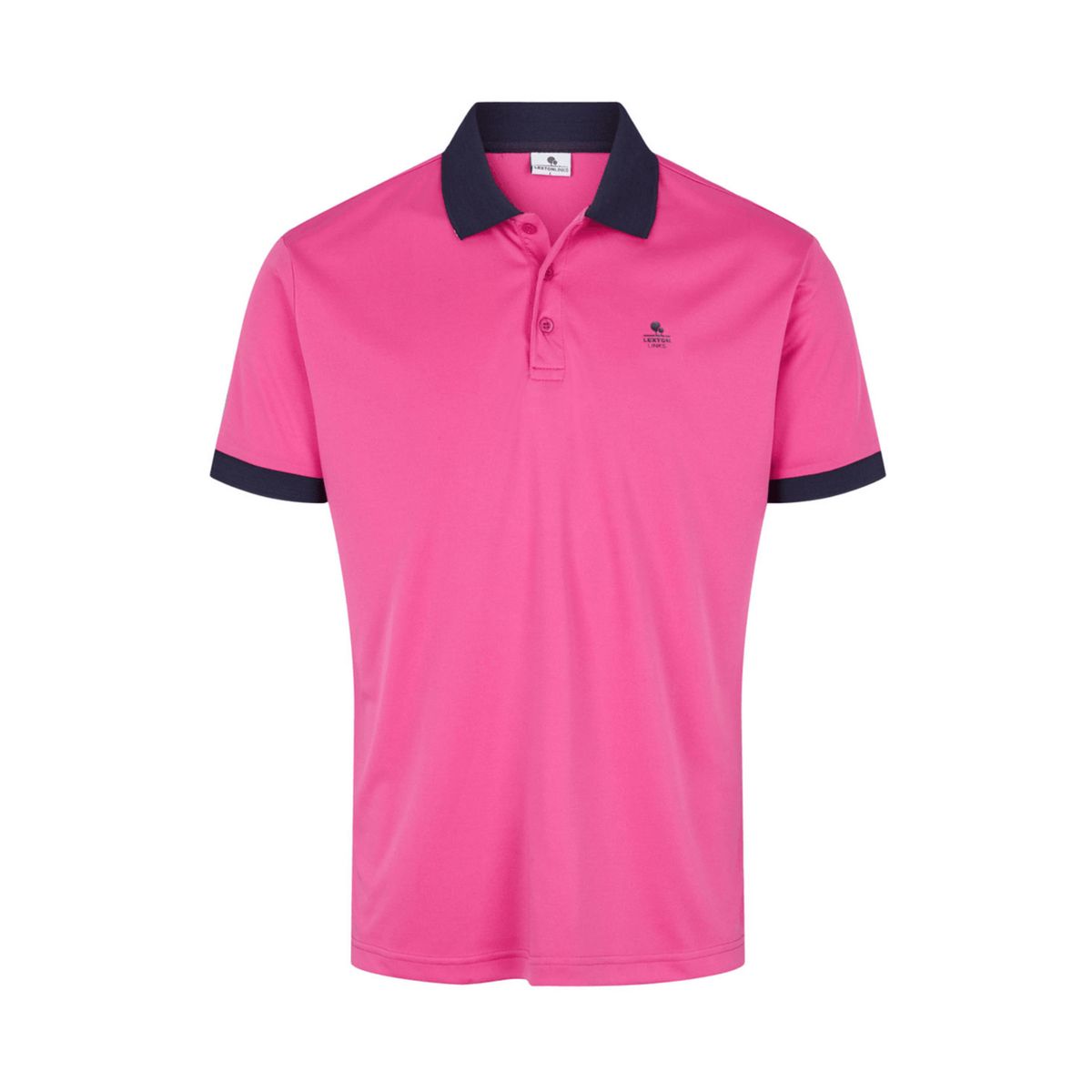 Huxley Polo Pink/navy 3XL