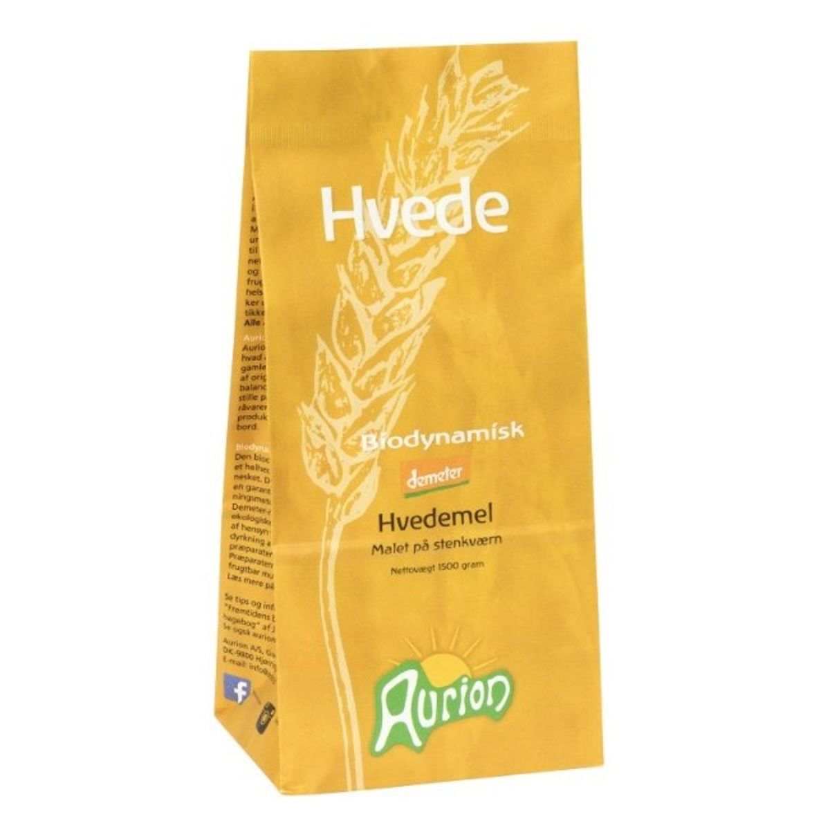 Hvedemel Aurion 1,5 kg - Økologisk