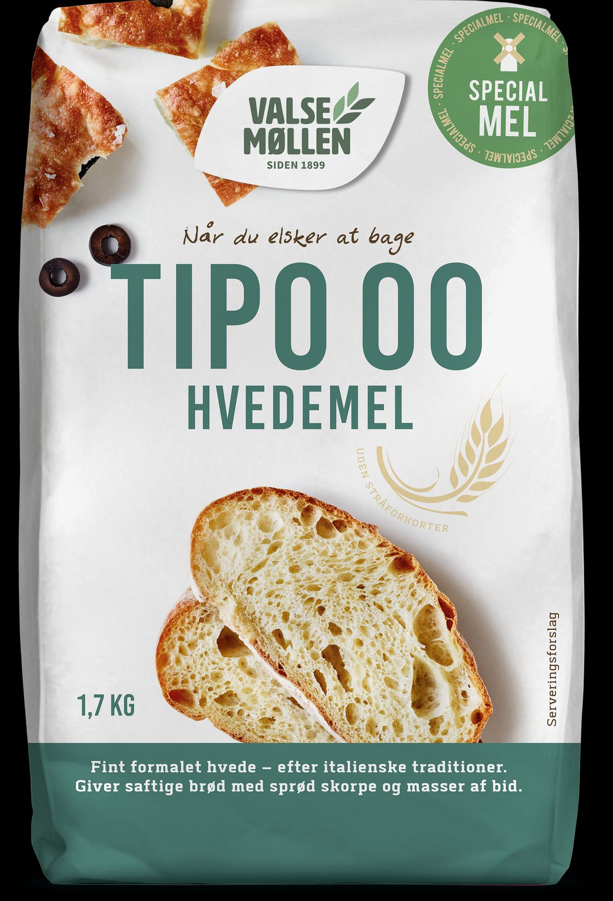 Hvedemel Tipo 00 - 1,7 kg - Valsemøllen