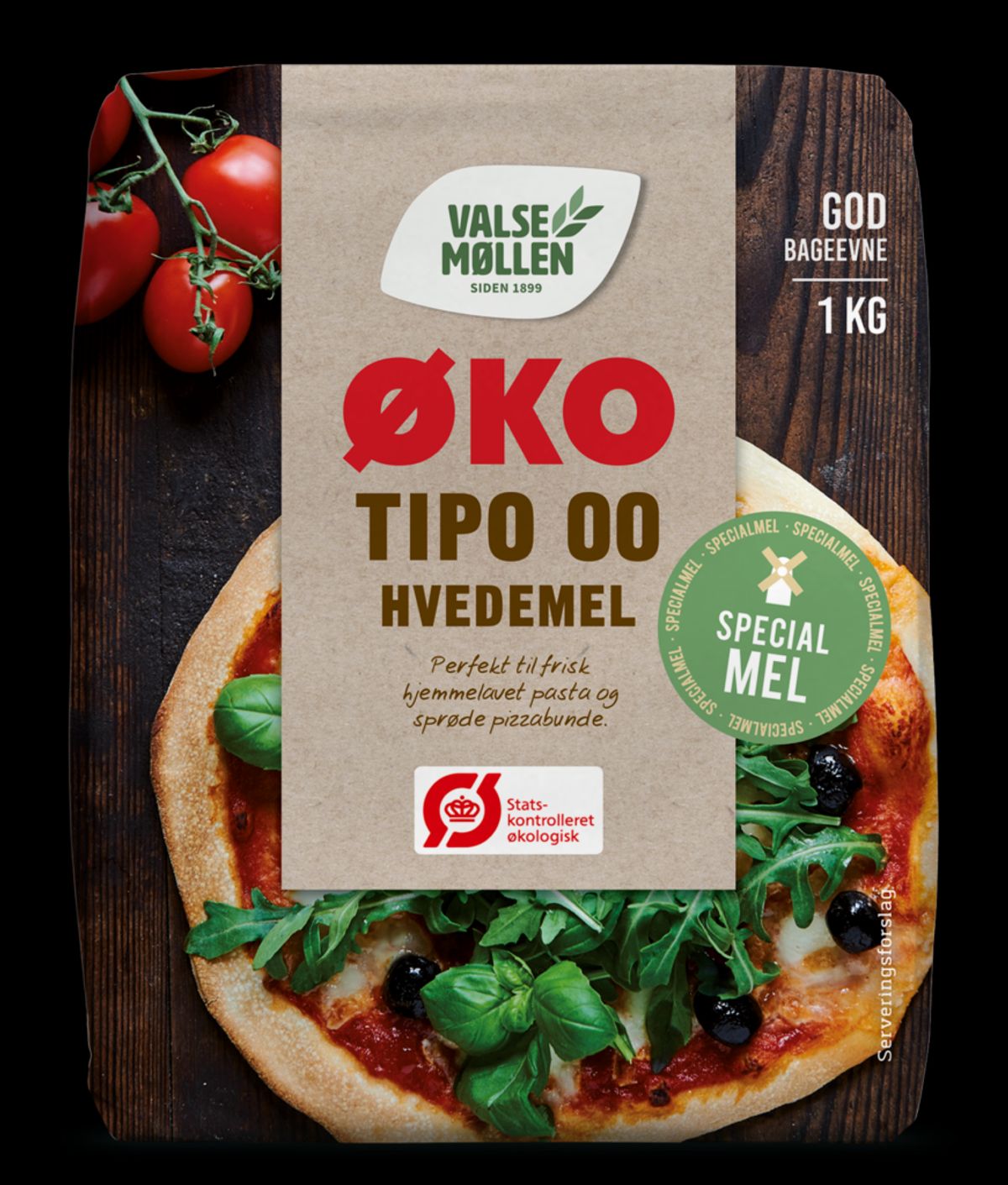 Hvedemel Økologisk Tipo 00 - 1 kg - Valsemøllen