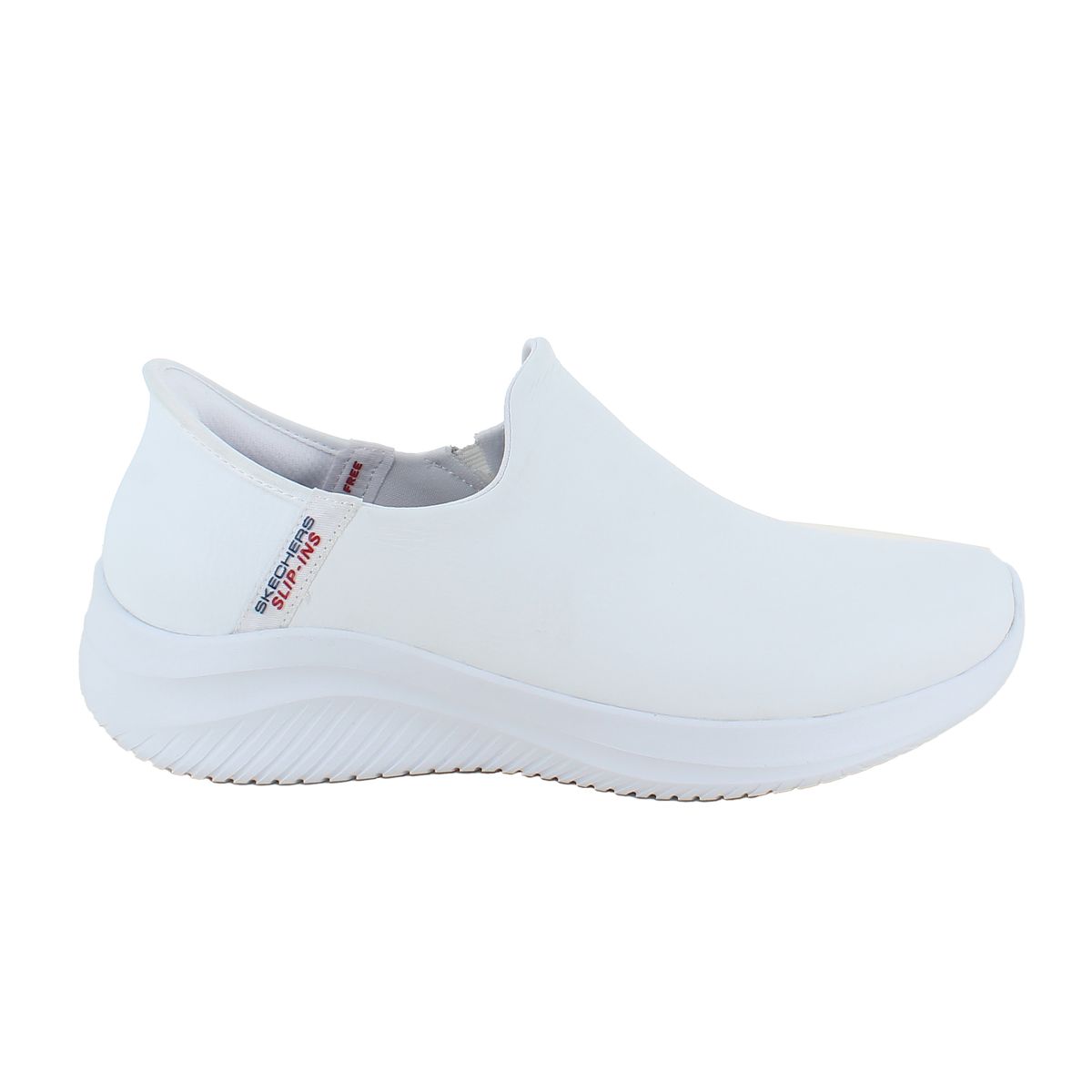 Hvid skind slip-in sko fra Skechers - 37