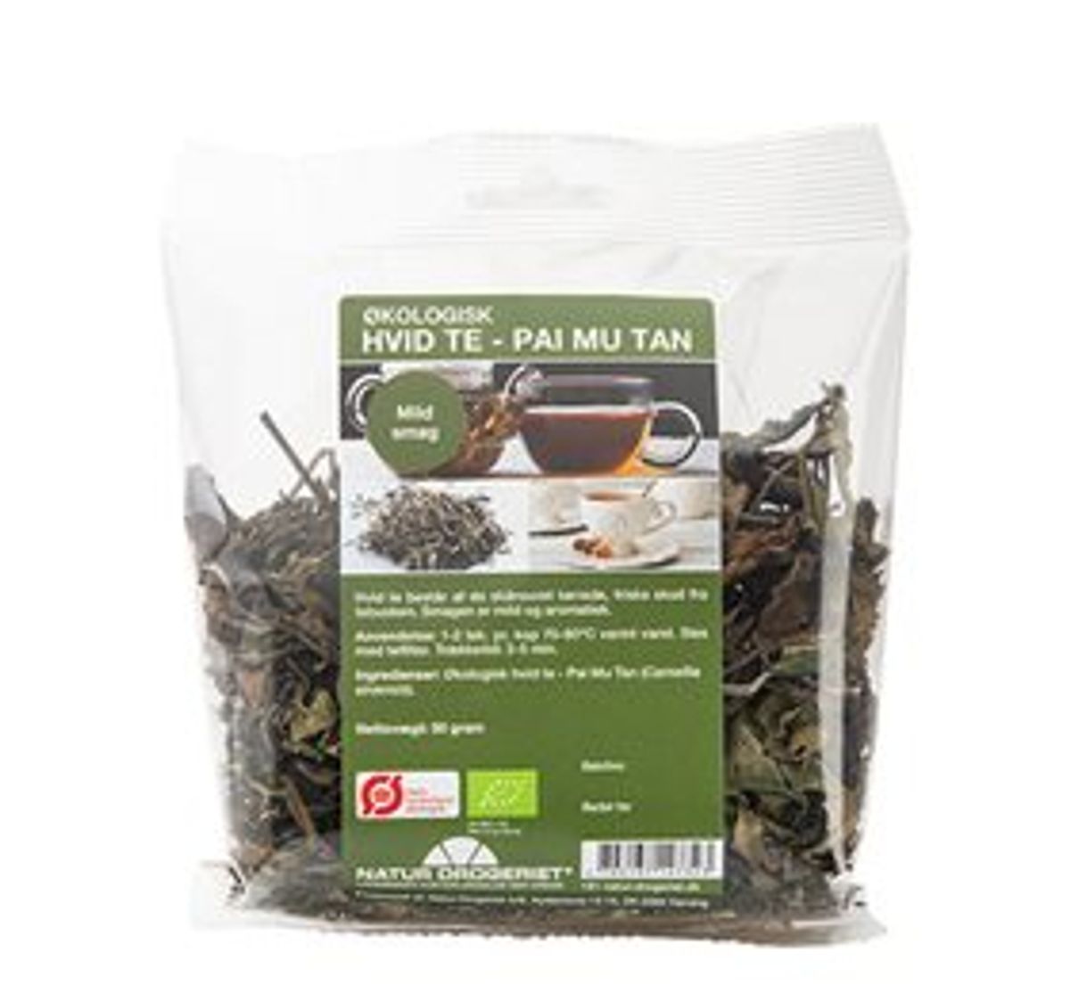 Hvid te (Pai Mu Tan) Ø 50g.