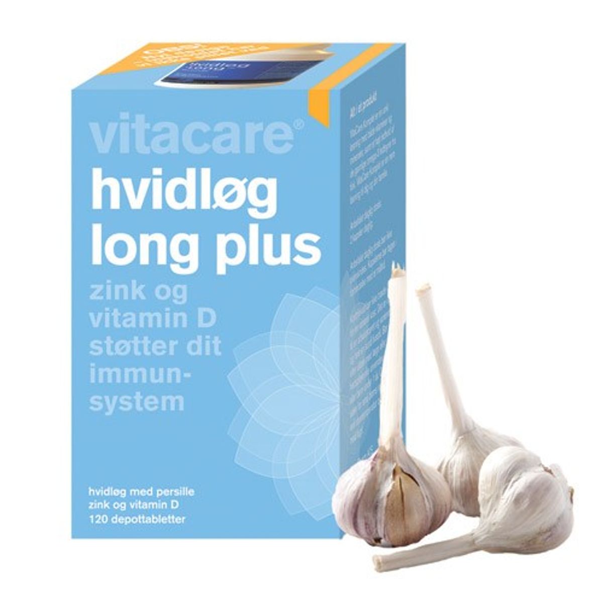 Hvidløg Long Plus VitaCare - 120 tab