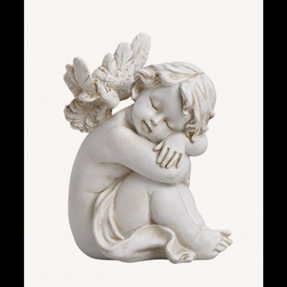 Hvilende Engel 13 cm - Engle figurer - GodKarmaShop