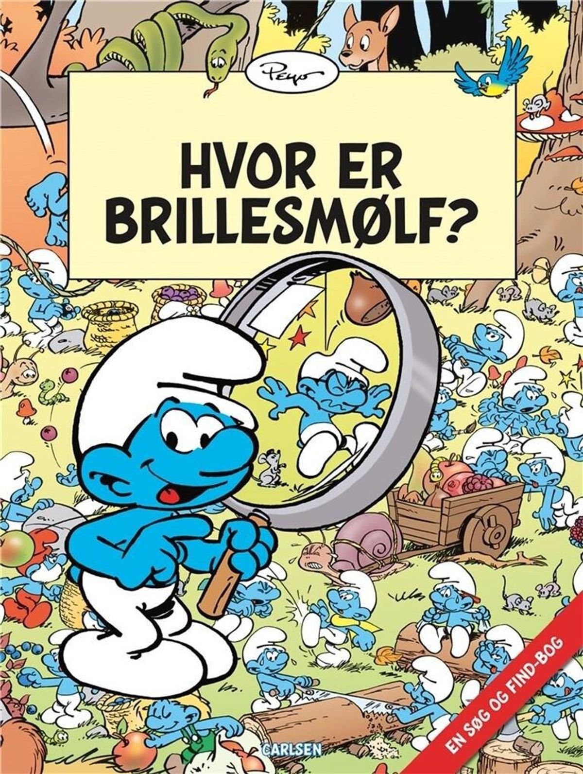 Hvor Er Brillesmølf? - Peyo - Bog