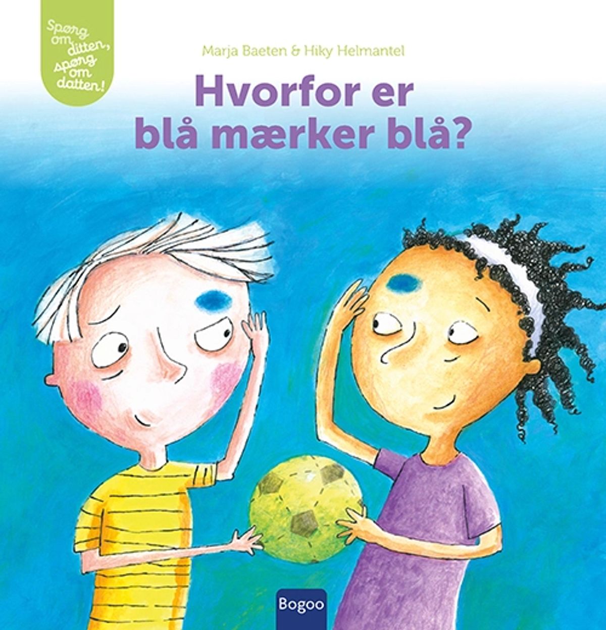 Hvorfor er blå mærker blå?