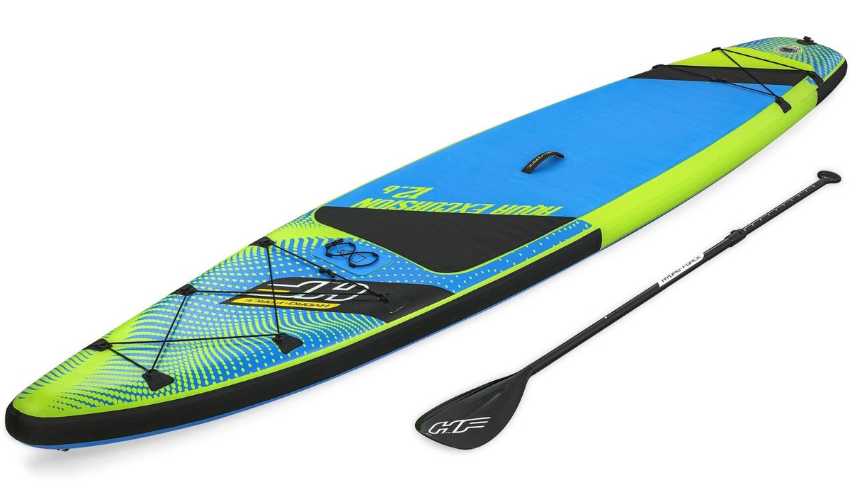 Hydro-Force SUP Paddle Board 381x79x15cm Aqua Excursion Tech sæt