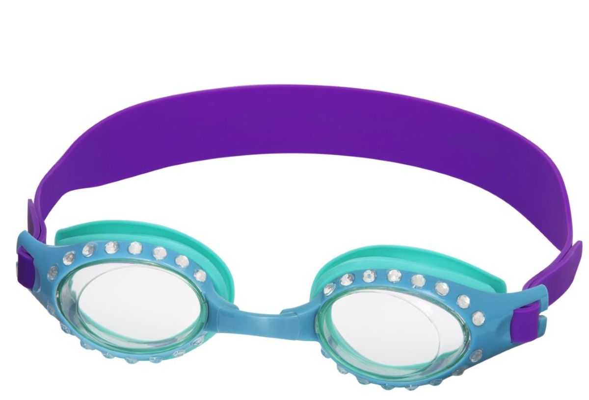 Hydro-Swim Svømmebrille ''Sparkle `N Shine'' fra 7 år, Blå