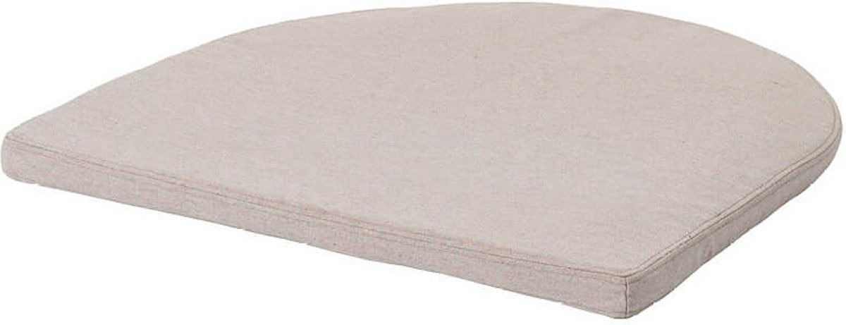 Hynde til loungestol, beige, H2x61x59 cm, stof