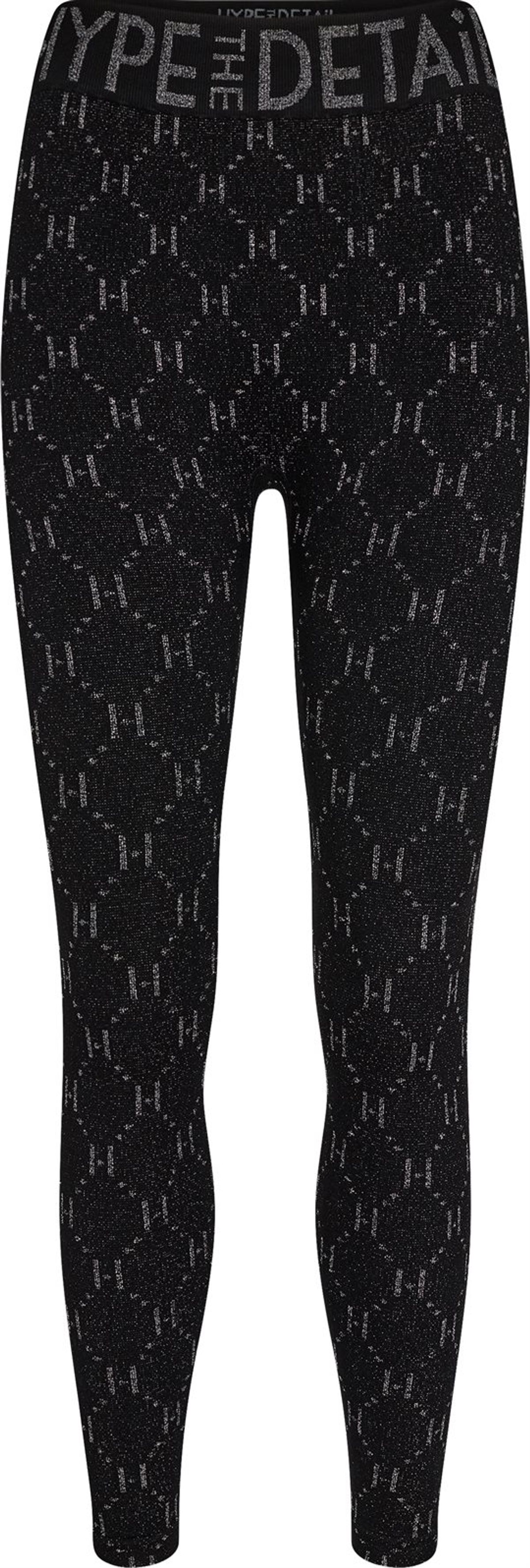 Hype The Detail - Leggings With Lurex - Silver