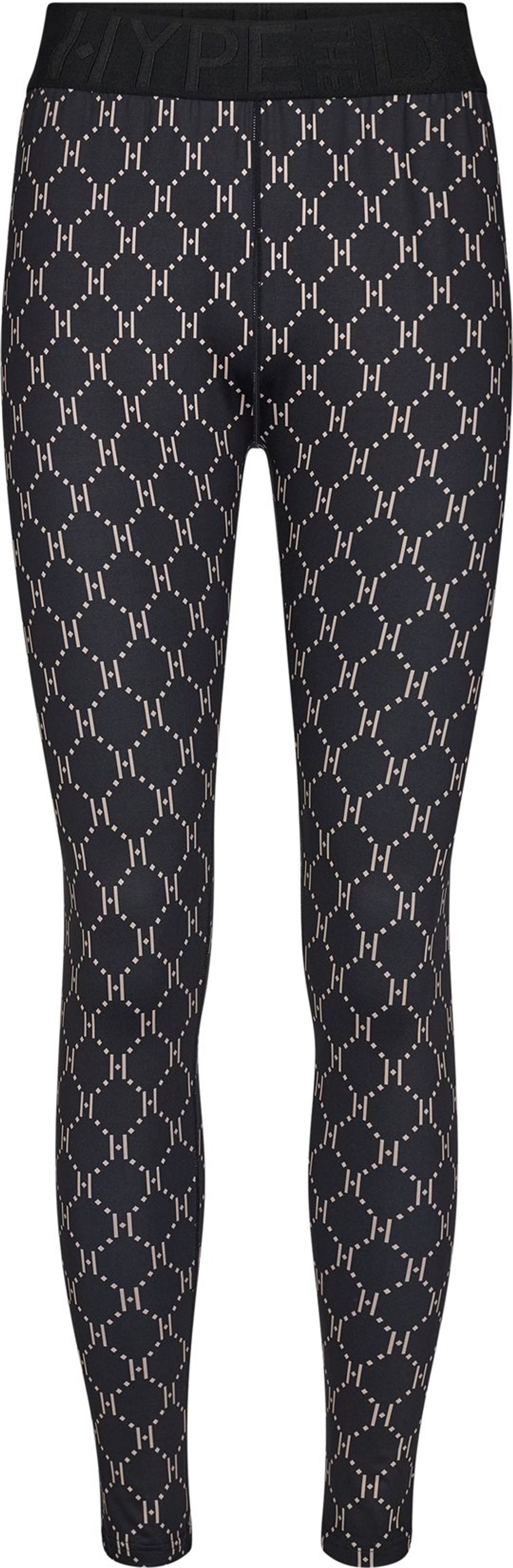 Hype The Detail - Printed Leggings - Sort Beige