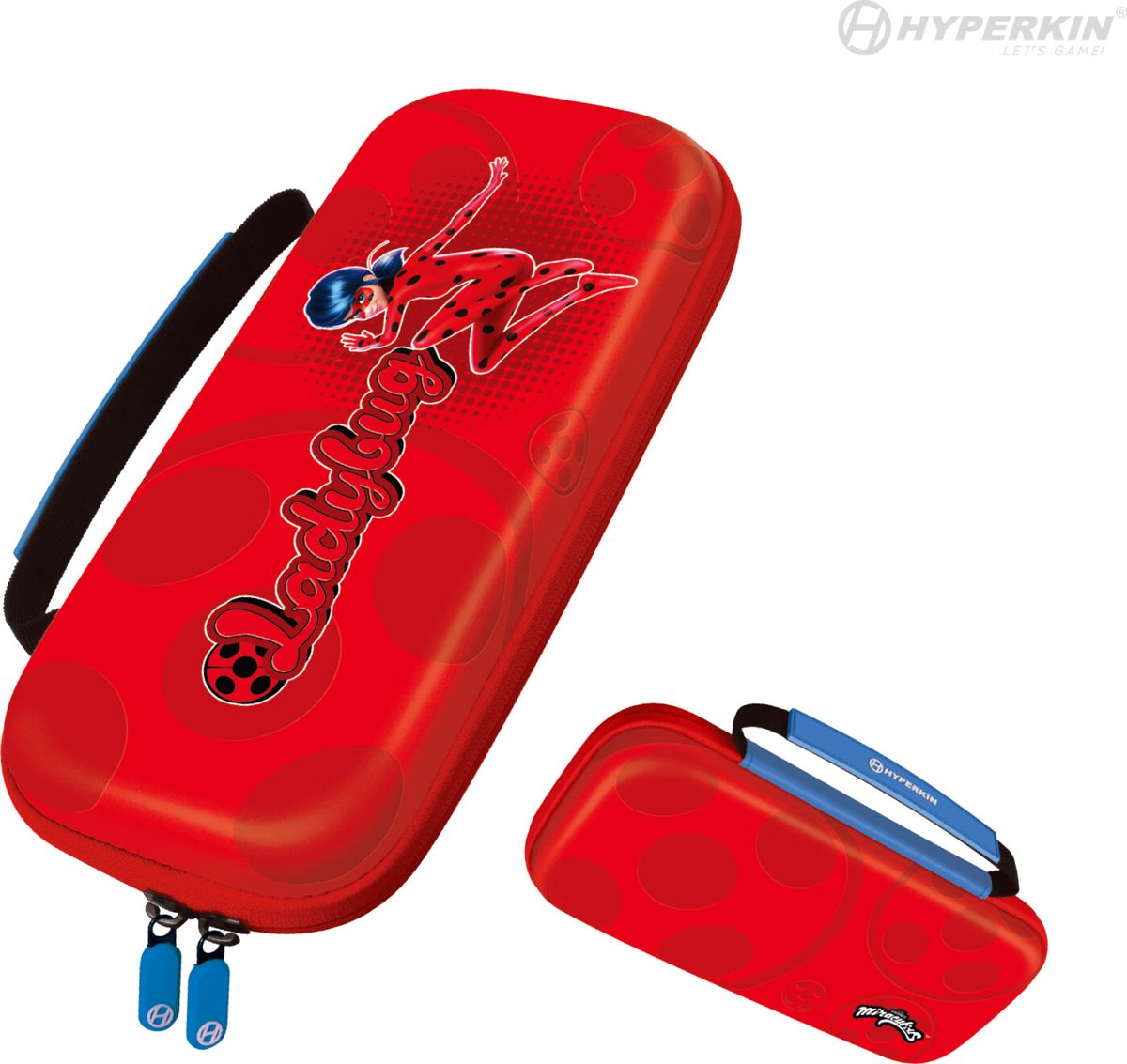 Hyperkin Official Miraculous Hard Case - Switch/oled/lite (ladybug)