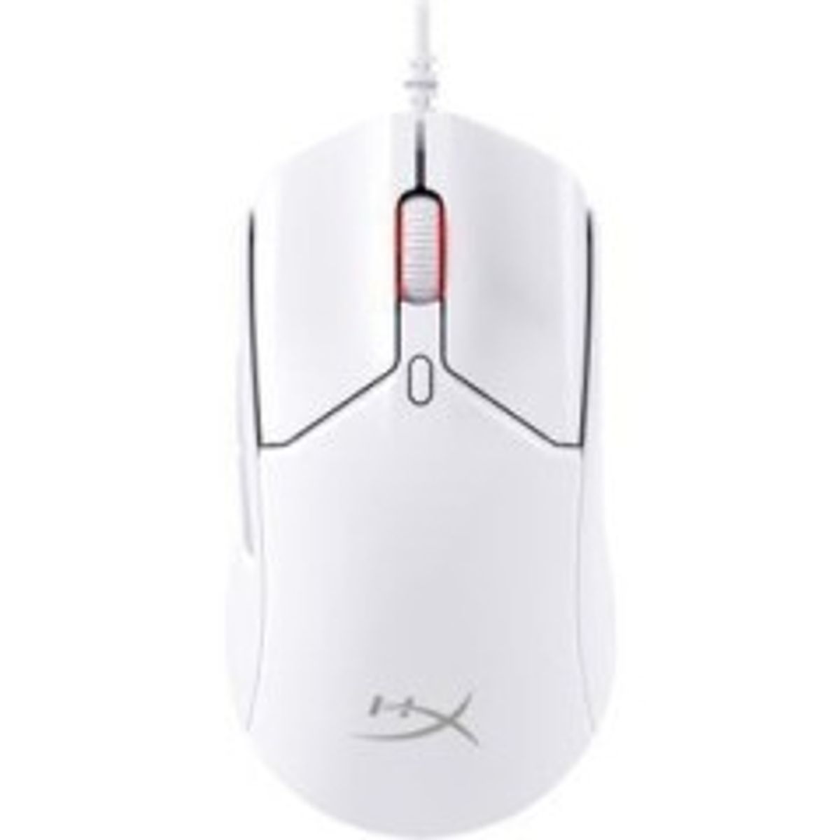 HyperX Pulsefire Haste 2 Optisk Kabling Hvid