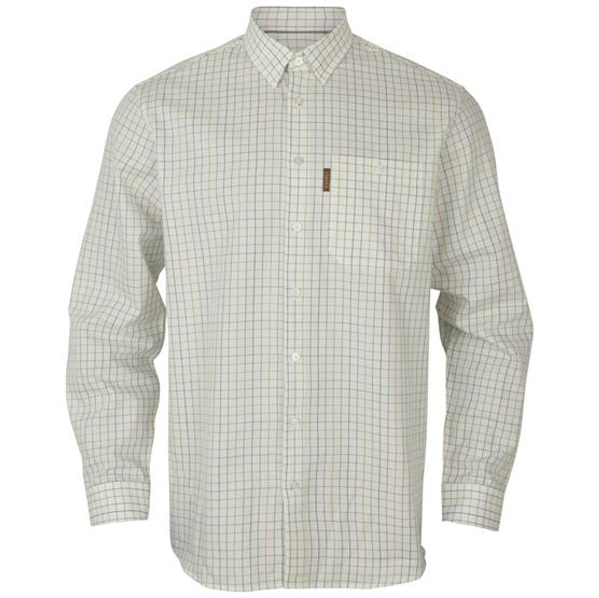 Härkila Allerston L/S Shirt Mens, Emerald Green / White