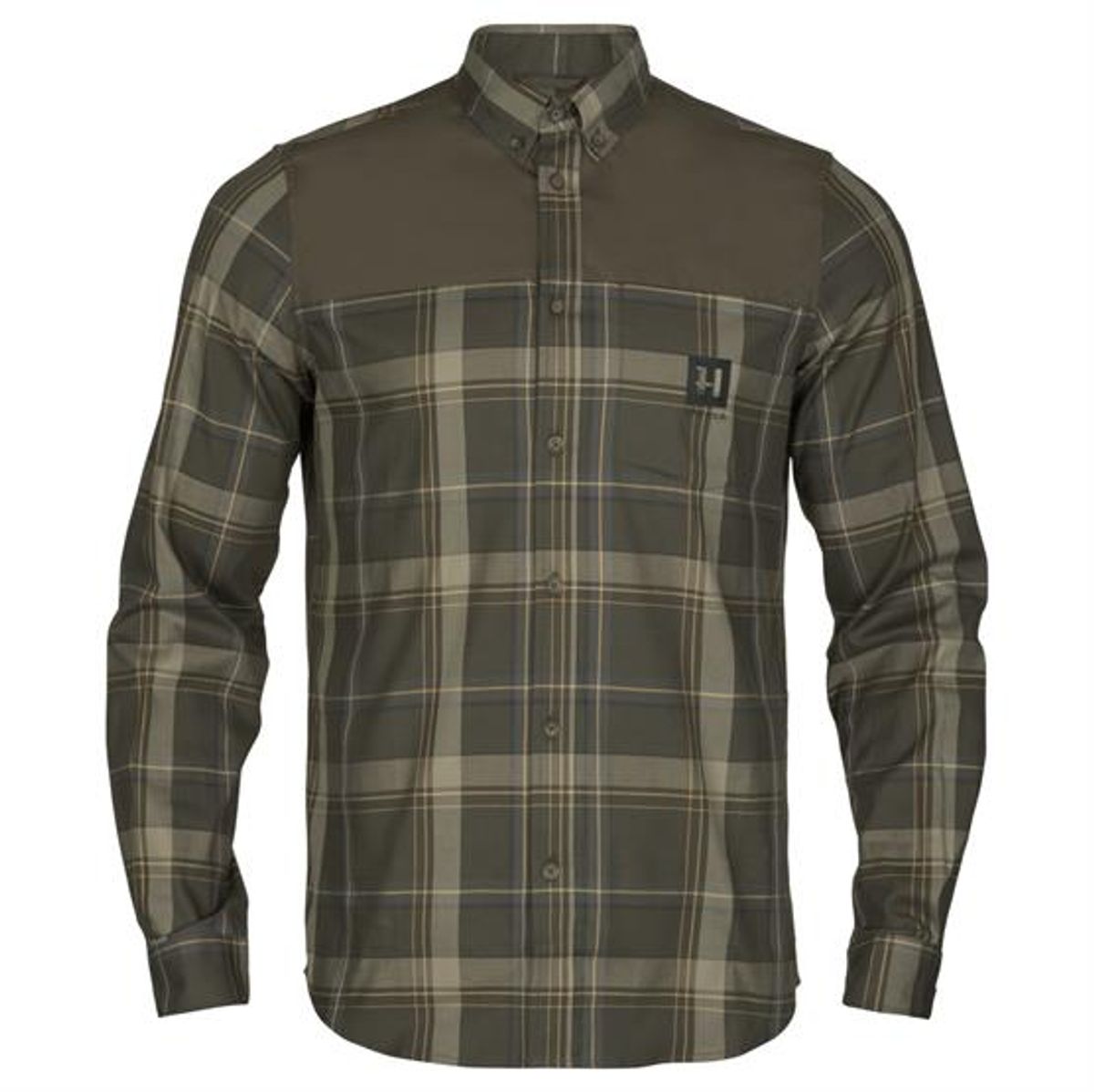 Härkila Anker L/S Shirt Mens, Willow Green