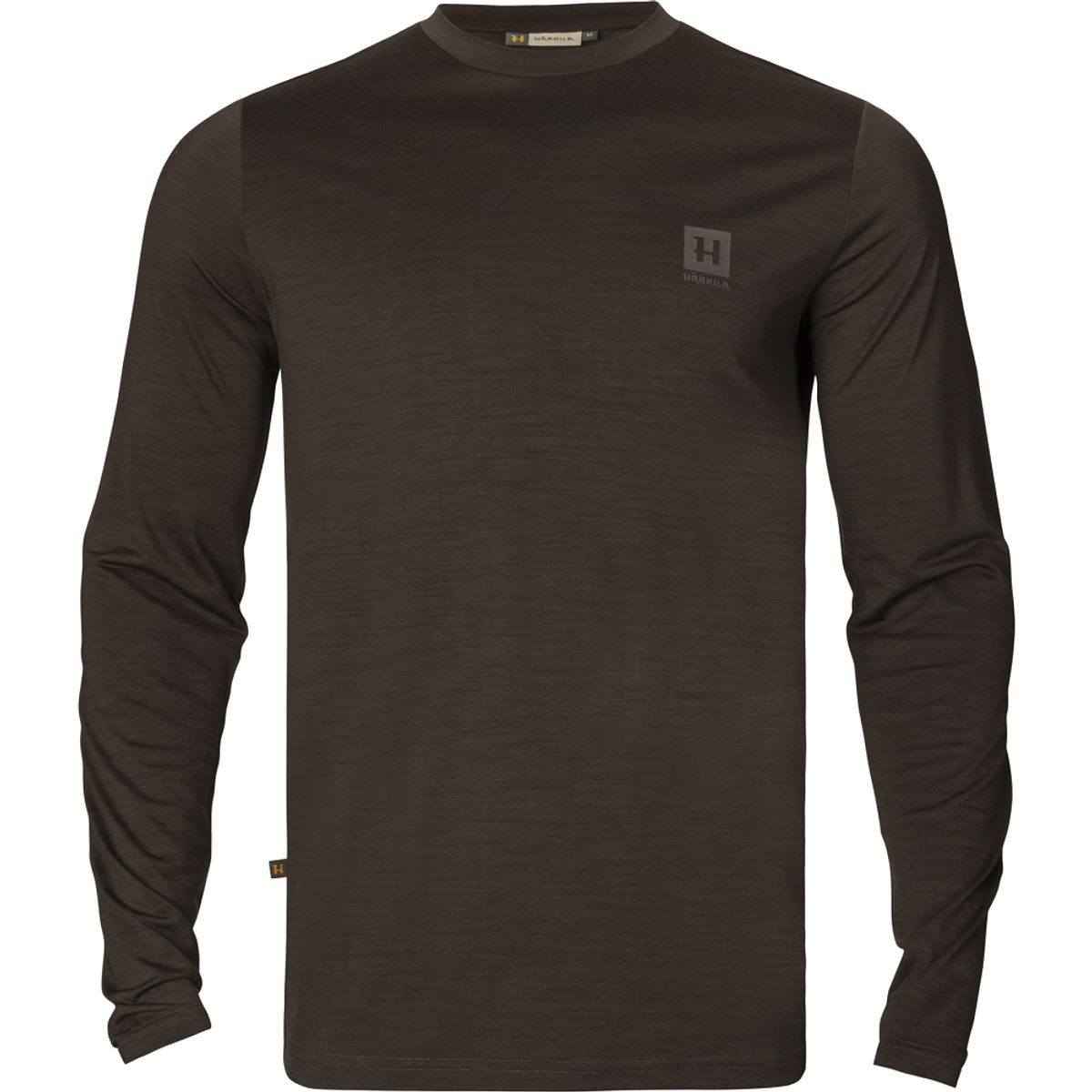 Härkila Base all season L/S T-shirt shadow brown - L