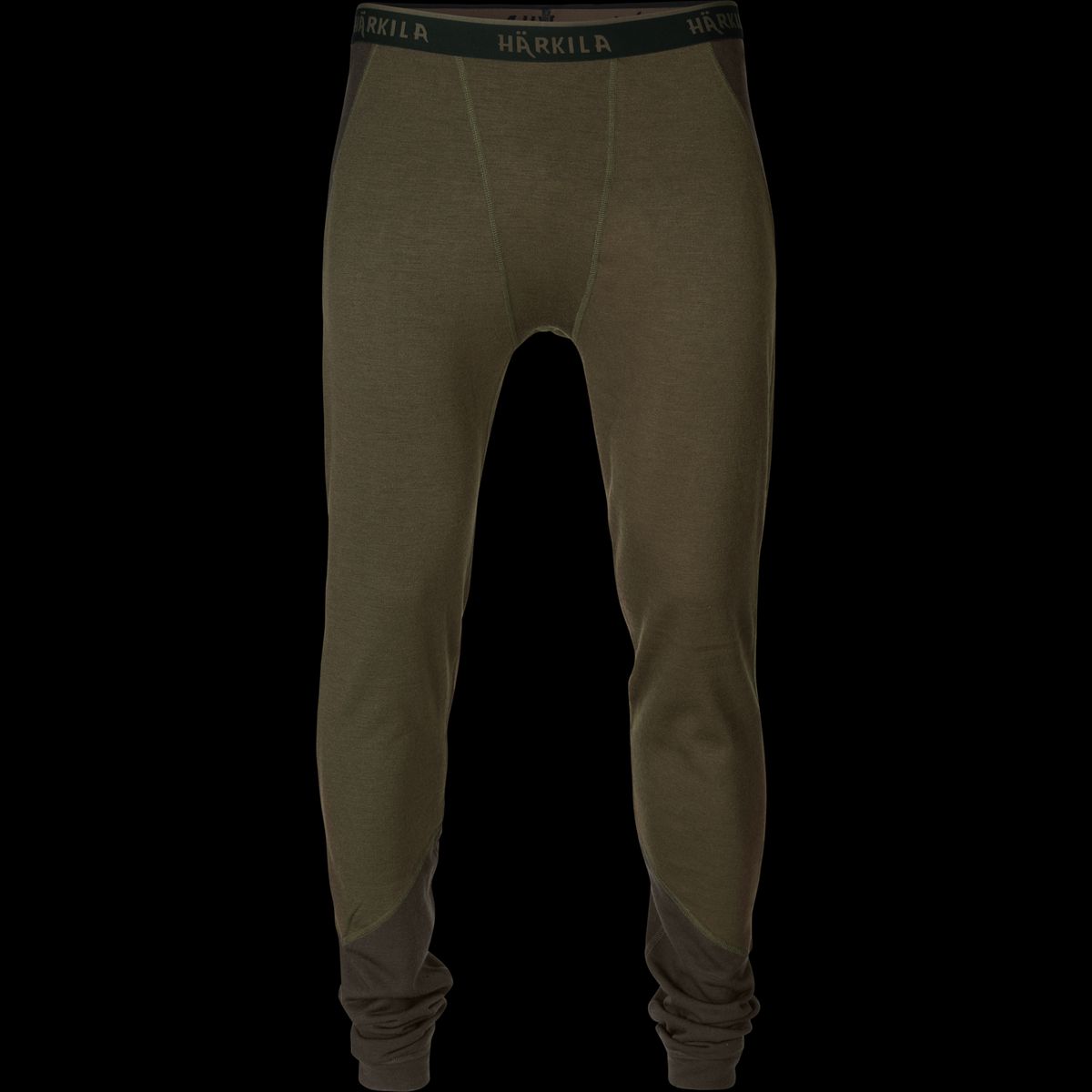 Härkila Base Warm Long Johns Willow Green/Shadow Brown - 2XL