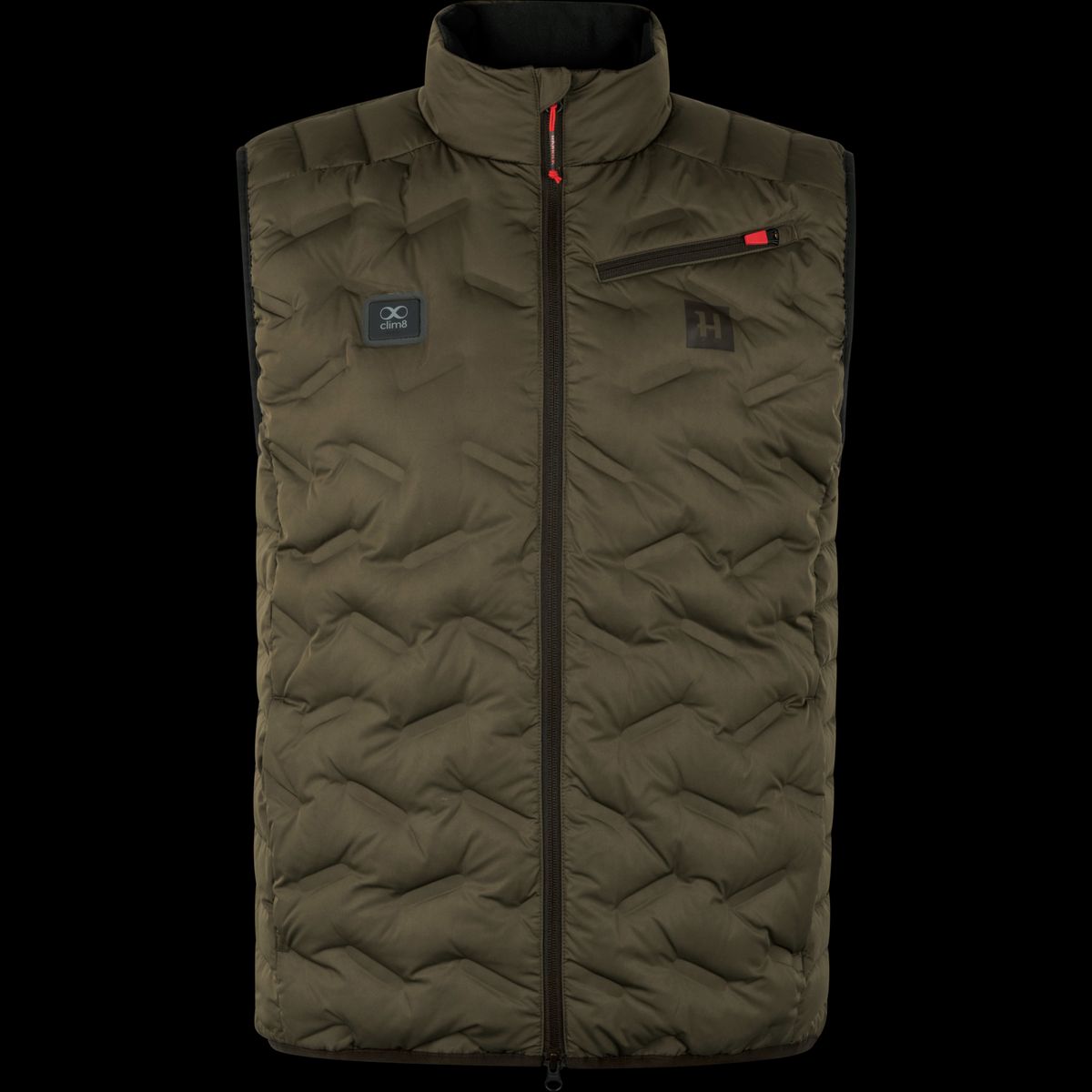 Härkila clim8 Insulated waistcoat Willow green XS