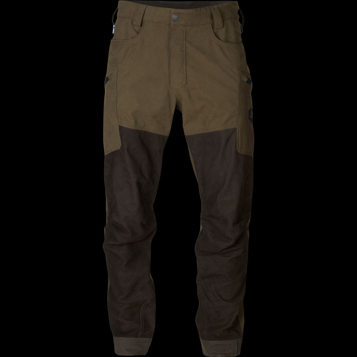 Härkila Driven Hunt HWS leather trousers Willow green/Shadow brown 48