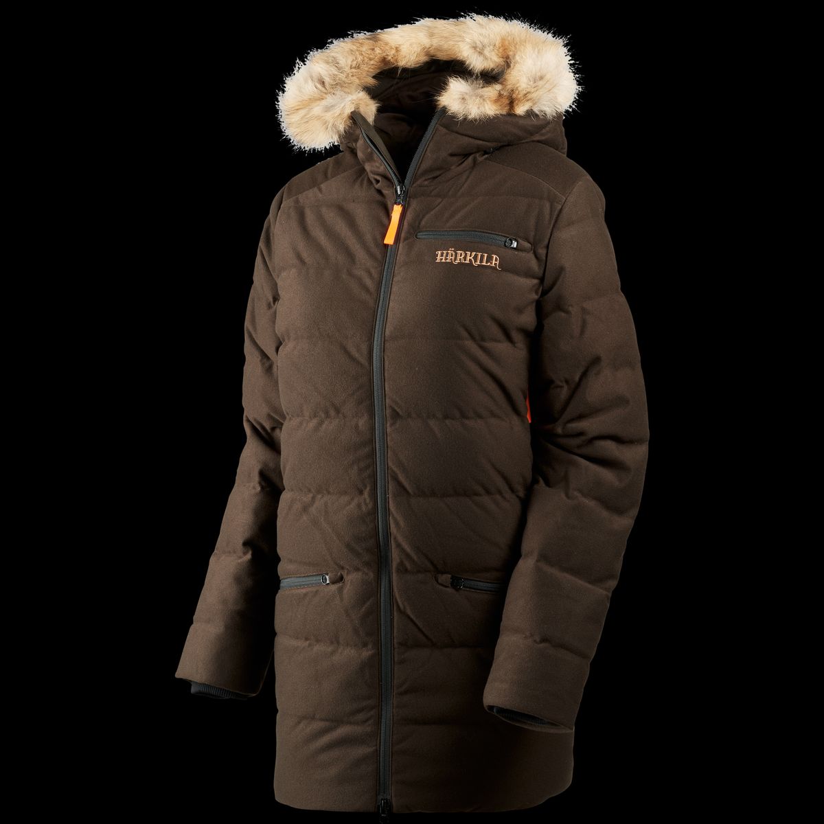 Härkila Expedition Lady dunjakke Shadow brown 46